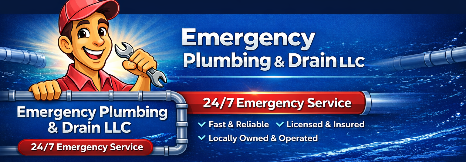 Emergency Plumbing and Drain LLC - 24/7 Emergency Service, Fast and Reliable, Licensed and Insured, Locally Owned and Operated